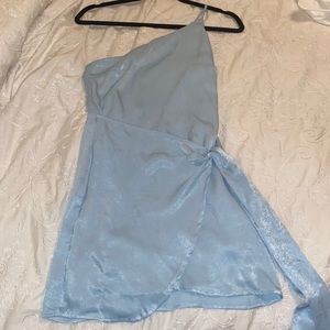 Light blue lucy in the sky wrap dress